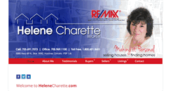 Desktop Screenshot of helenecharette.com